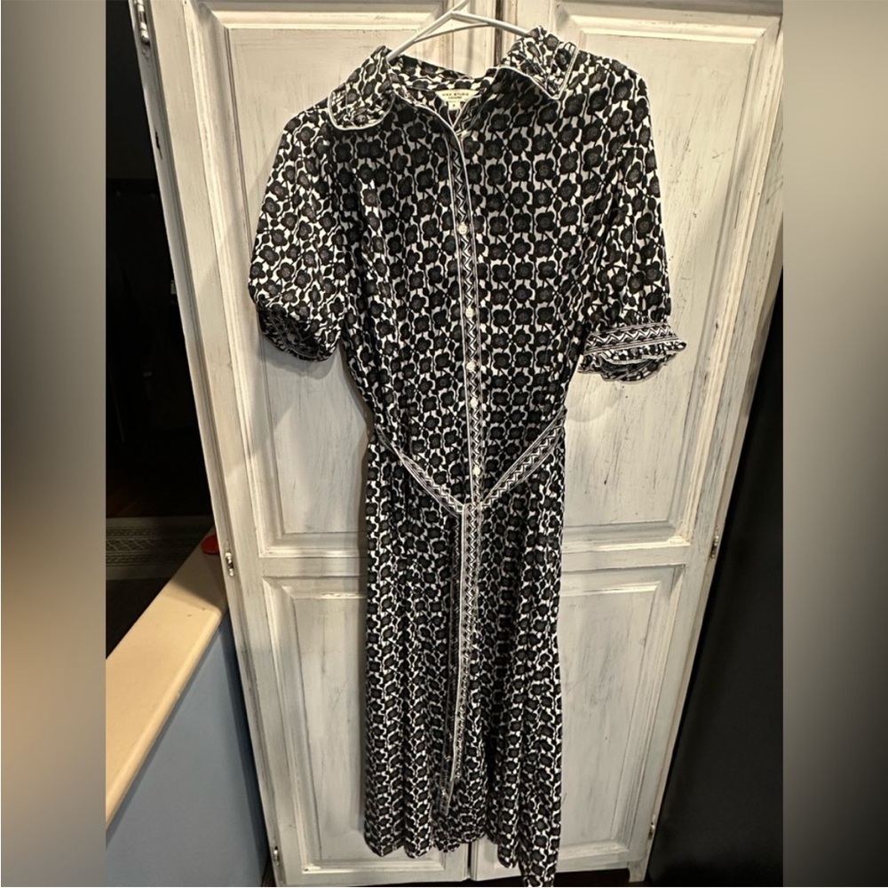 Max Studio Black and White Maxi Dress